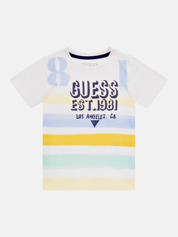 GUESS T-Shirt Met Logo Op De Voorkant