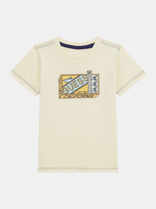 GUESS T-Shirt Met Logo Op De Voorkant