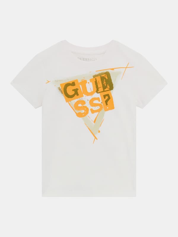 GUESS T-Shirt Met Logo Voorkant
