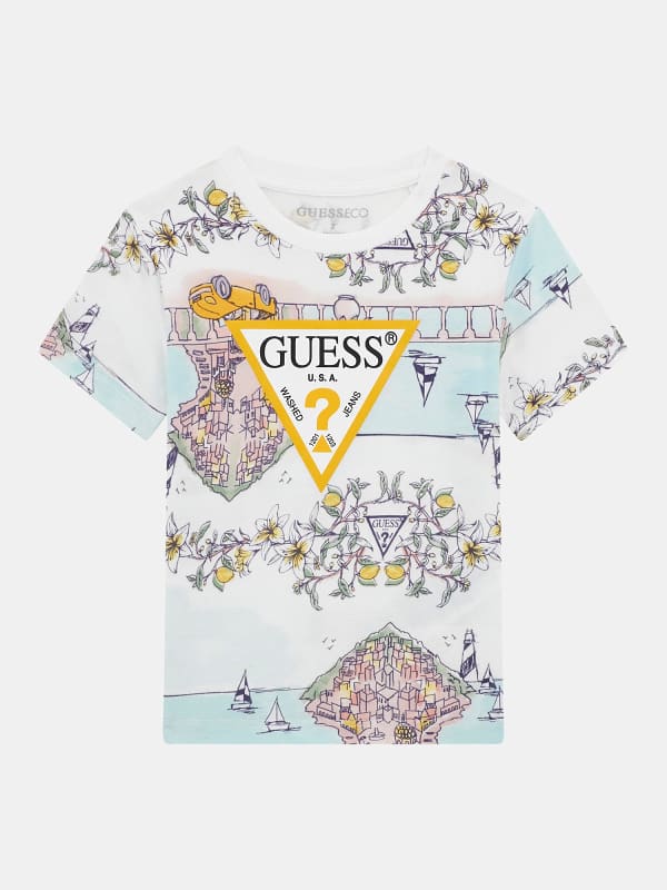 GUESS T-Shirt Met Print All-Over