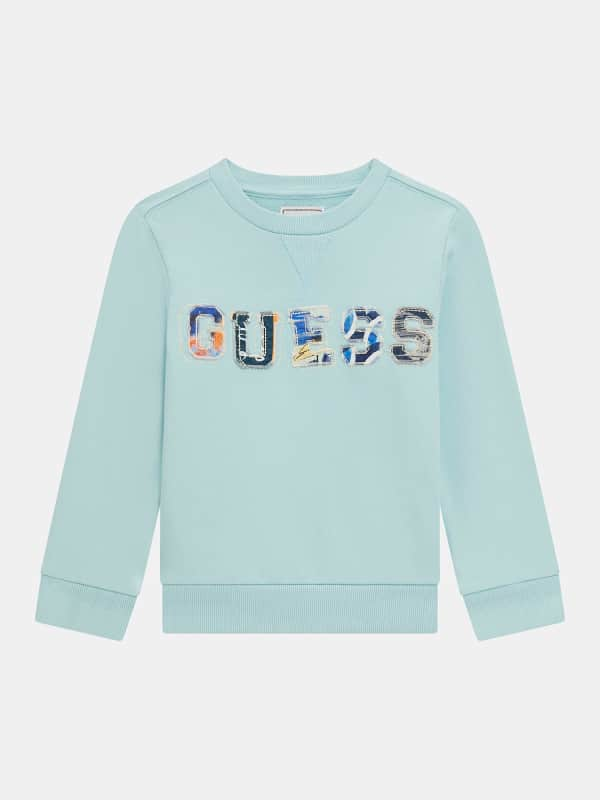 GUESS Sweater Met Logo Op De Voorkant