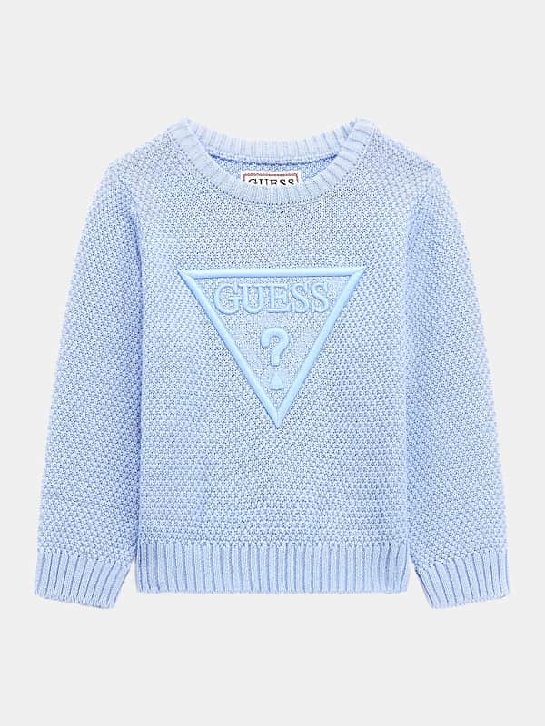 Guess Kids Front Logo Embroidery Sweater