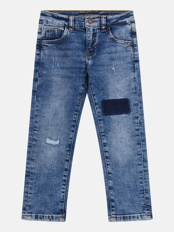 GUESS Slim Jeans Mit Patches