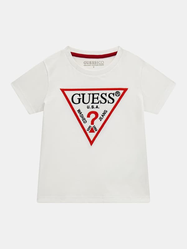 GUESS Camiseta Logotipo Triángulo