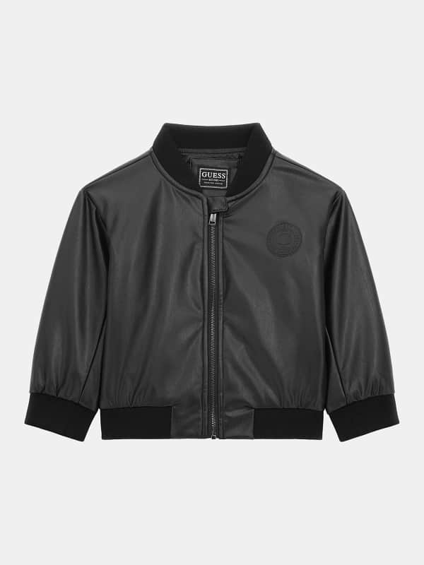 Guess Faux Leather Bomber