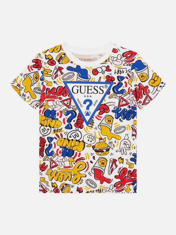 GUESS T-Shirt Imprimé All-Over