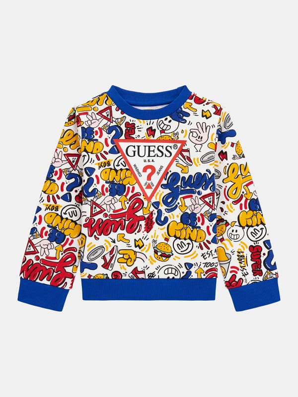 Guess Kids All Over Print Sweatshirt