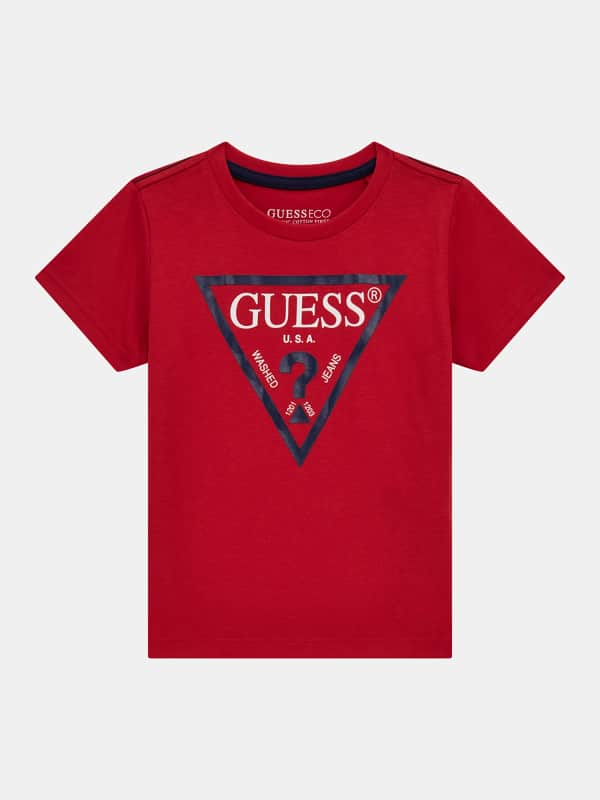 GUESS Camiseta Triángulo Logo