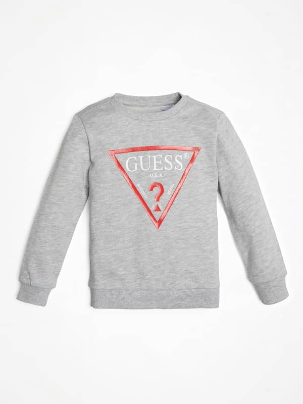 GUESS Sudadera Triángulo Logo