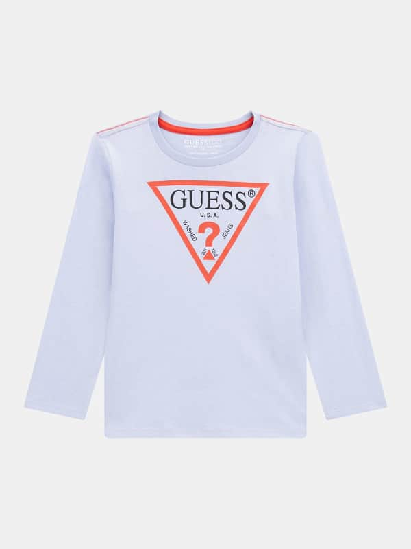 Guess Kids Triangle Logo Sleeves T-Shirt