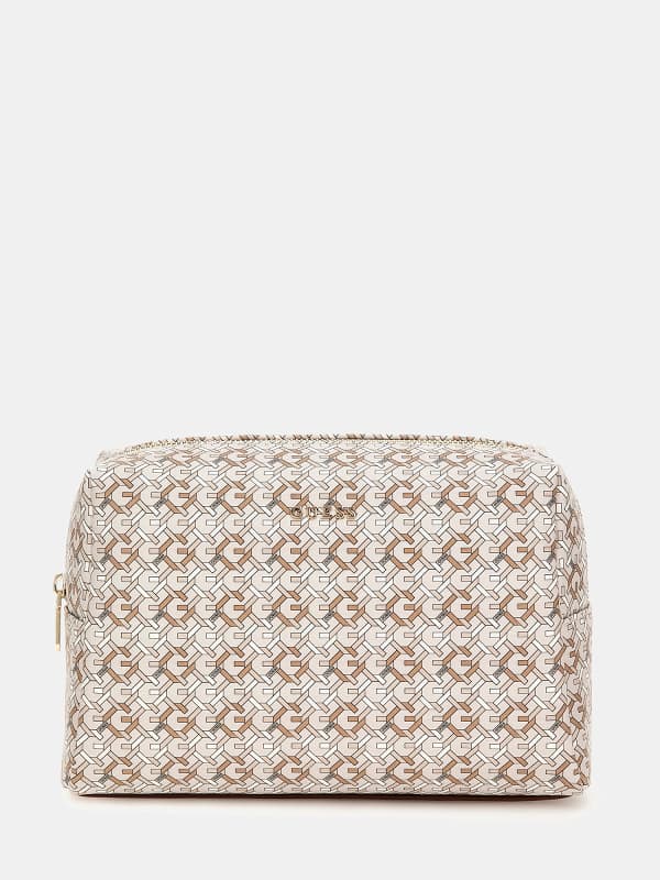 Guess All-Over Logo Vanity Case