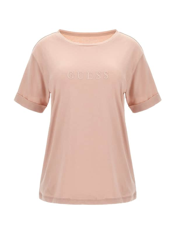 GUESS T-Shirt Met Logo Voorkant