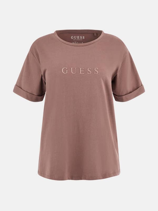 GUESS T-Shirt Met Logo Voorkant