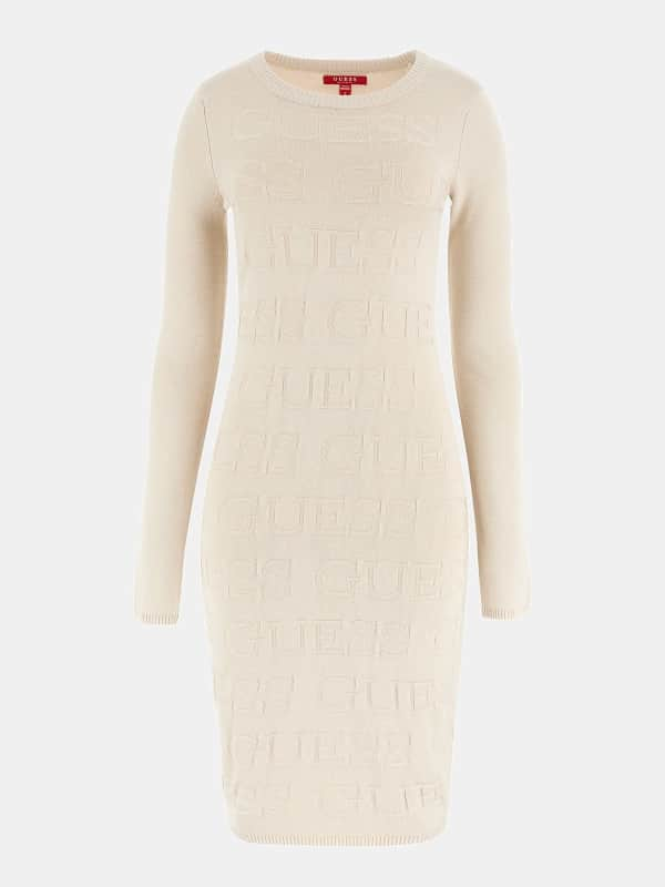 GUESS Kurzes Bodycon-Strickkleid