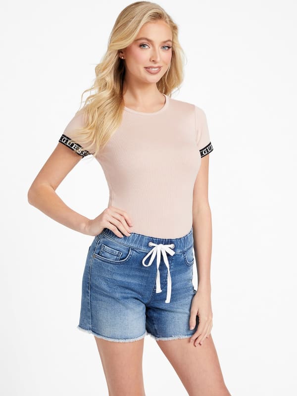 GUESS T-Shirt Bandes Logo