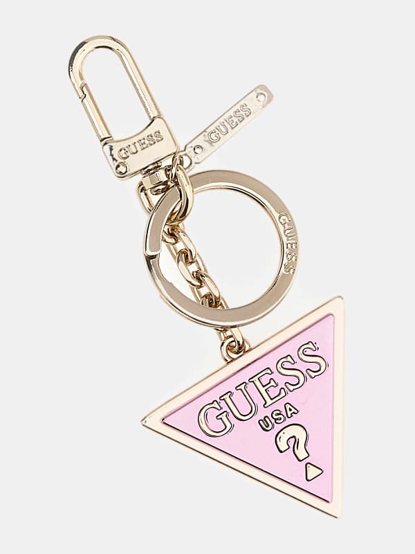 Guess Triangle Logo Keyring