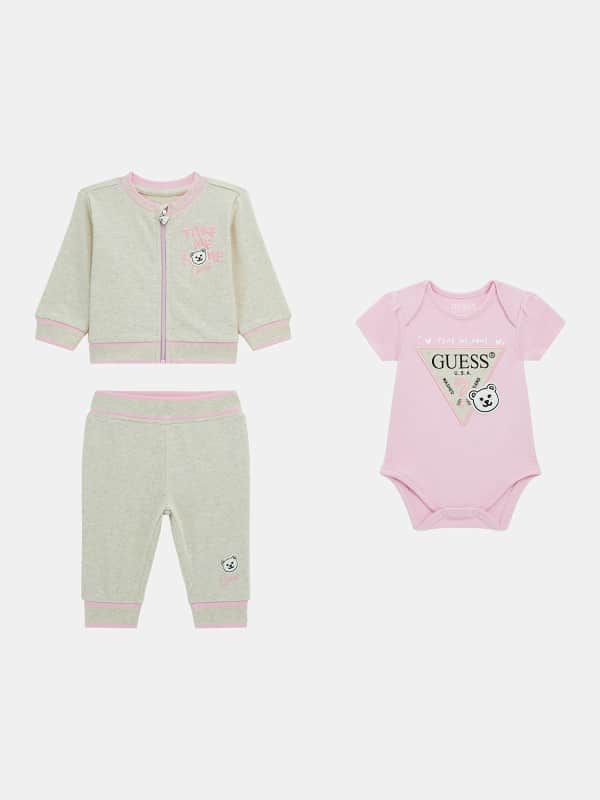 GUESS Set Felpa, Body E Pantalone