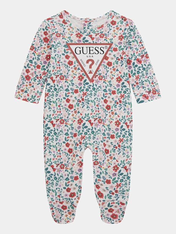 Guess Kids All Over Floral Print Overall