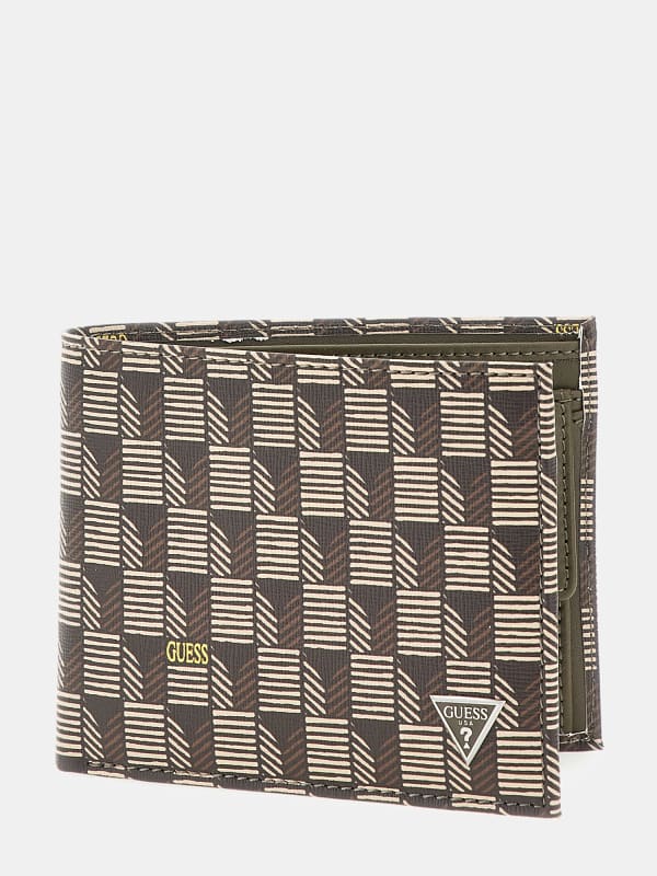 GUESS Mito Portefeuille Geometrische Print