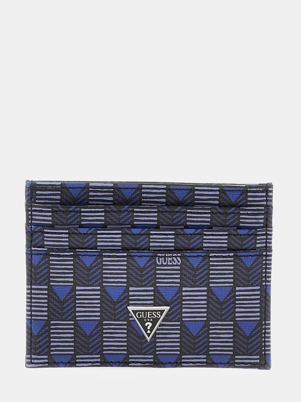 Guess Mito Geometric Print Card Holder