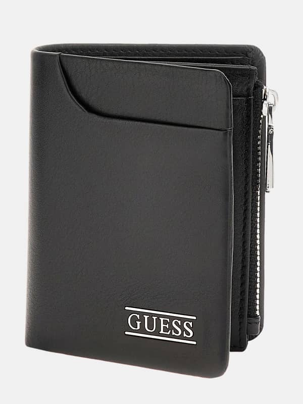 GUESS Portafoglio New Boston Vera Pelle