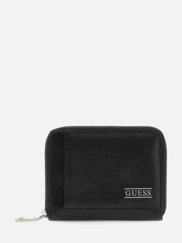 Guess New Boston Genuine Leather Credit Card Holder