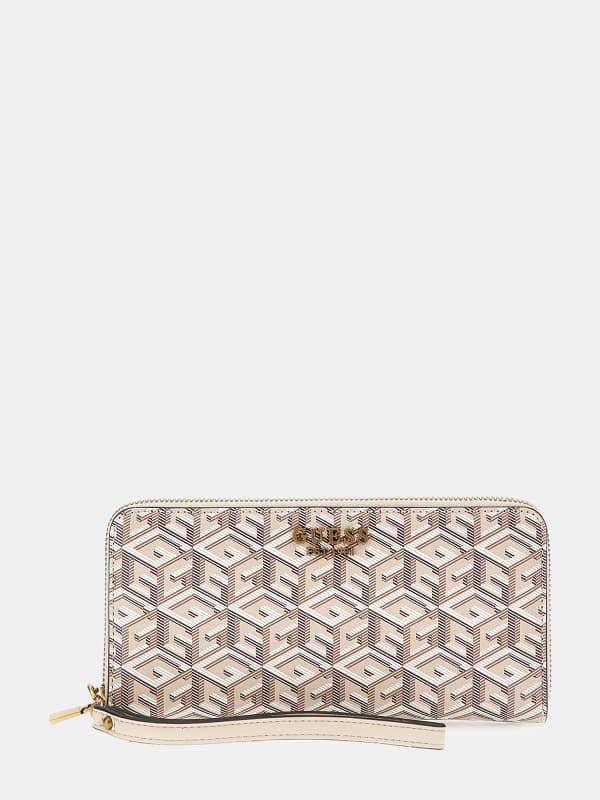 Guess Laurel G Cube Logo Maxi Wallet