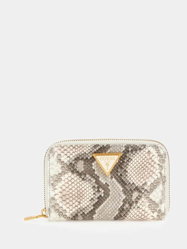 Guess Cosette Python-Print Wallet