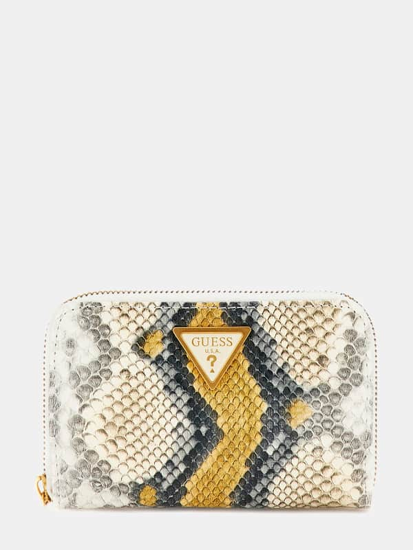 Guess Cosette Python-Print Wallet