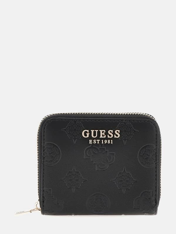 GUESS Mini Portefeuille Jena 4G Pivoine