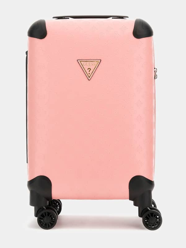 GUESS Valise Wilder Logo 4G Logo Pivoine