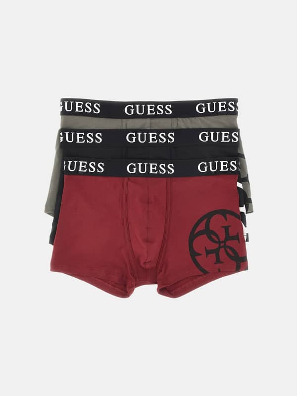 GUESS Lot De 3 Boxers Logo 4G