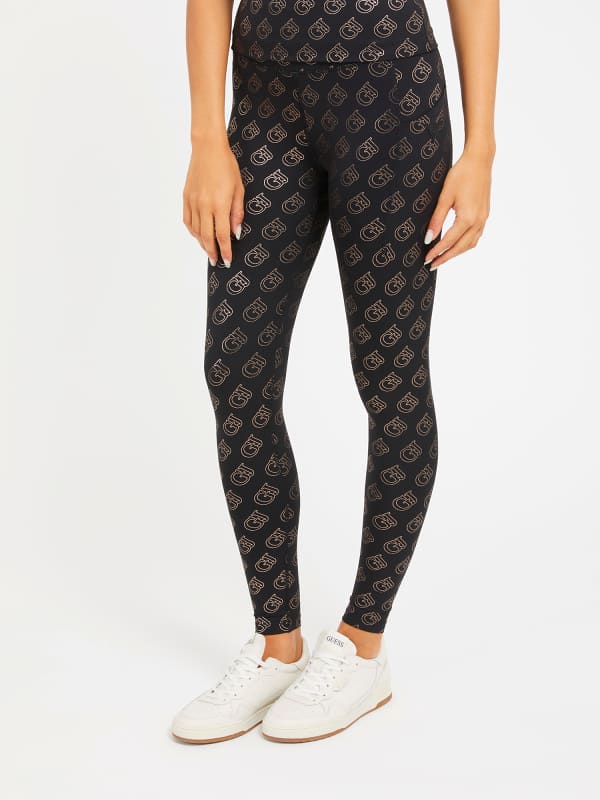 GUESS Leggings Mit Allover-Gj-Logo