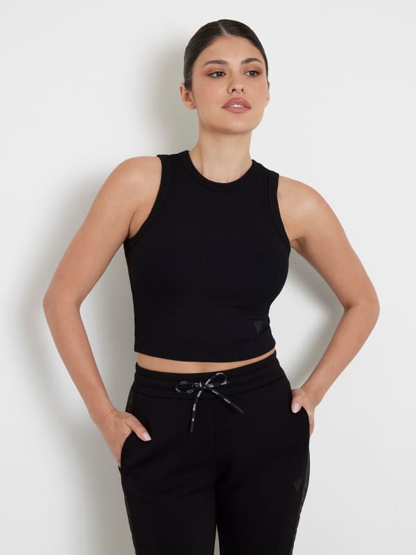 GUESS Cropped Rippstrick-Tanktop