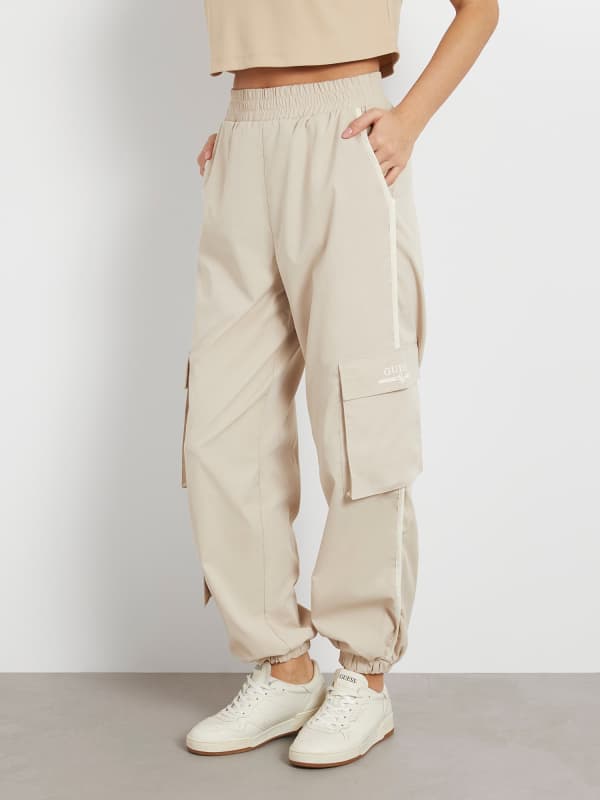 GUESS Pantalon Cargo Taille Moyenne