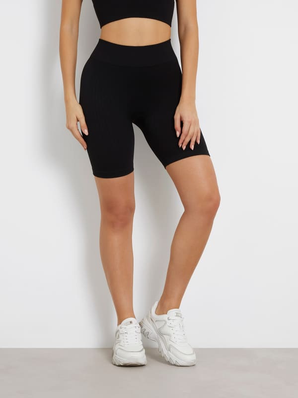 Guess Rib Knit Seamless Biker Shorts