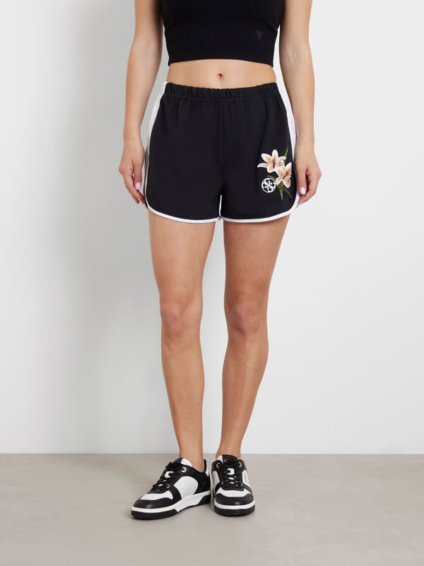 GUESS Shorts Blumenstickerei