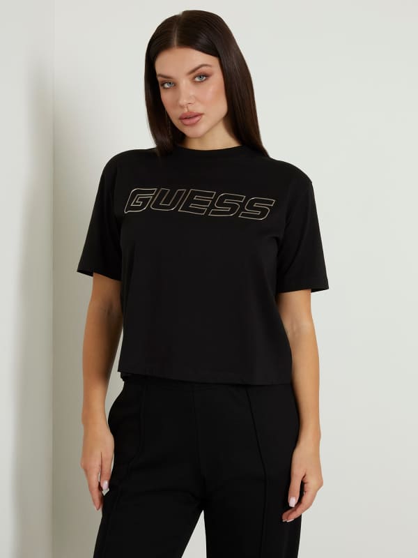 GUESS T-Shirt Met Logo Voorkant