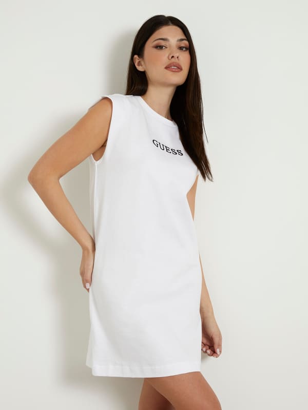 GUESS Vestido Mini Con Logotipo Frontal