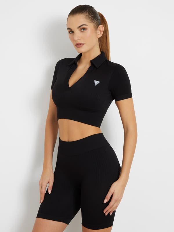 GUESS Seamless-Rippstrick-Oberteil