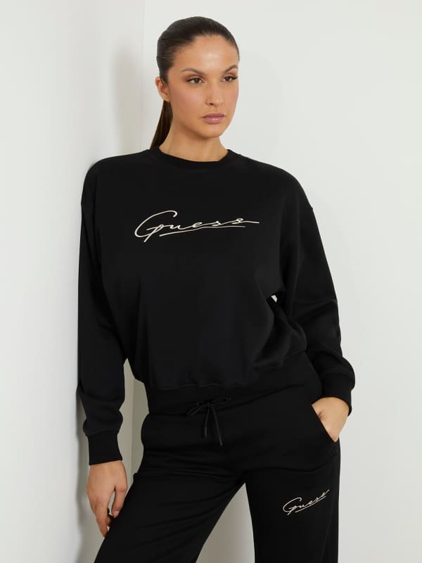 GUESS Felpa Logo Ricamato