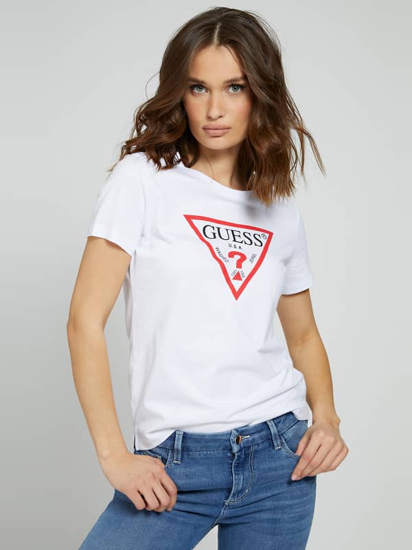 GUESS T-Shirt Driehoeklogo