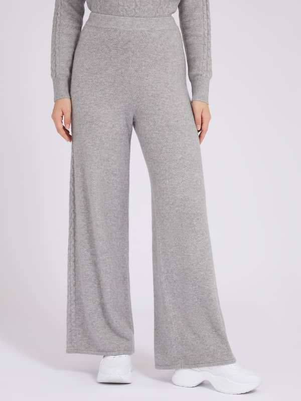 Guess Cables Sweater Wide Leg Pant