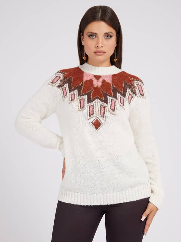 GUESS Pullover Aus Wollmischgewebe