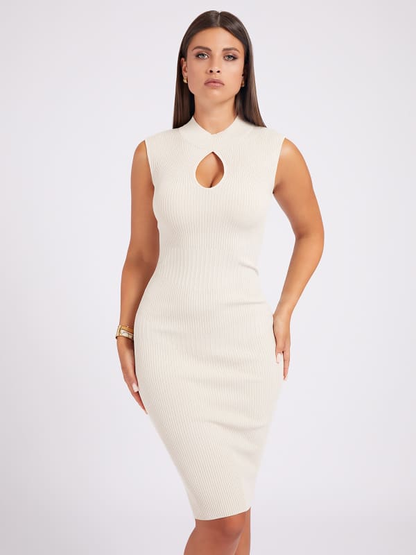 Guess Cut-Out Sweater Dress