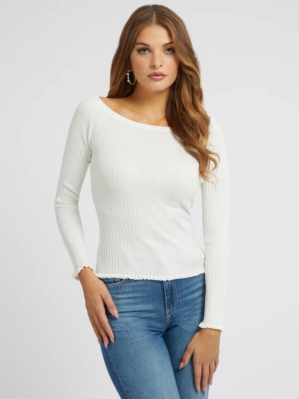 GUESS Schulterfreier Pullover