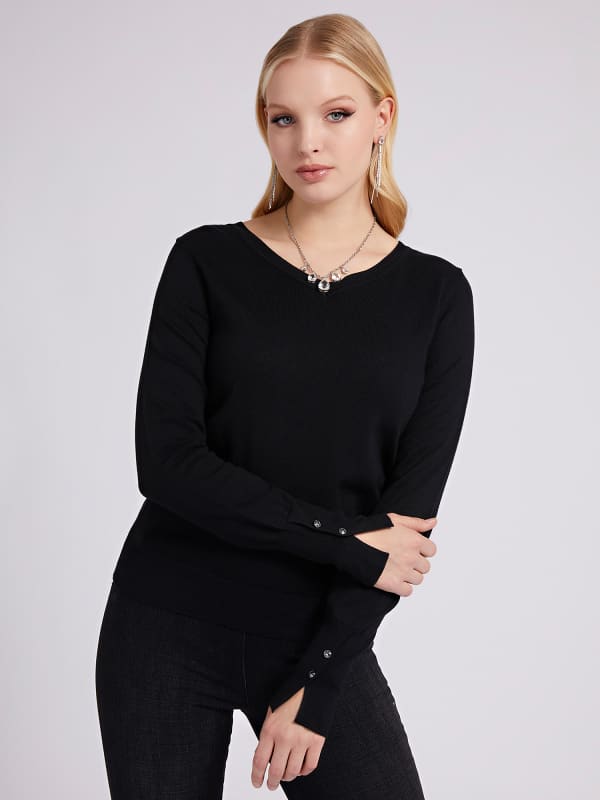 Guess V Neck Sweater