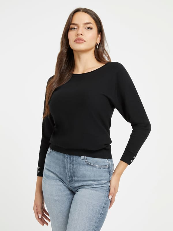 GUESS Pull Manches Chauve-Souris