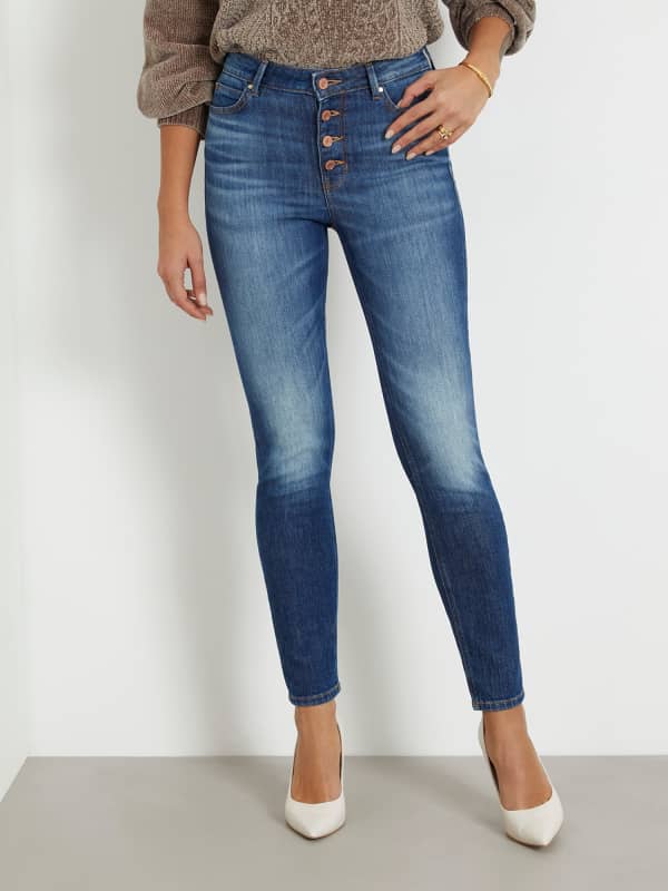 GUESS High Rise Skinny Jeans