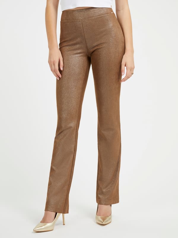 GUESS Pantalon Bootcut Daim Synthétique